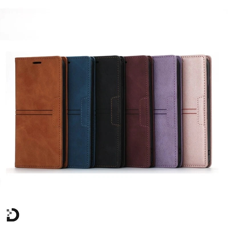 iPhone 14, 15, 16 Wallet Skal – Slim Plånboksskal