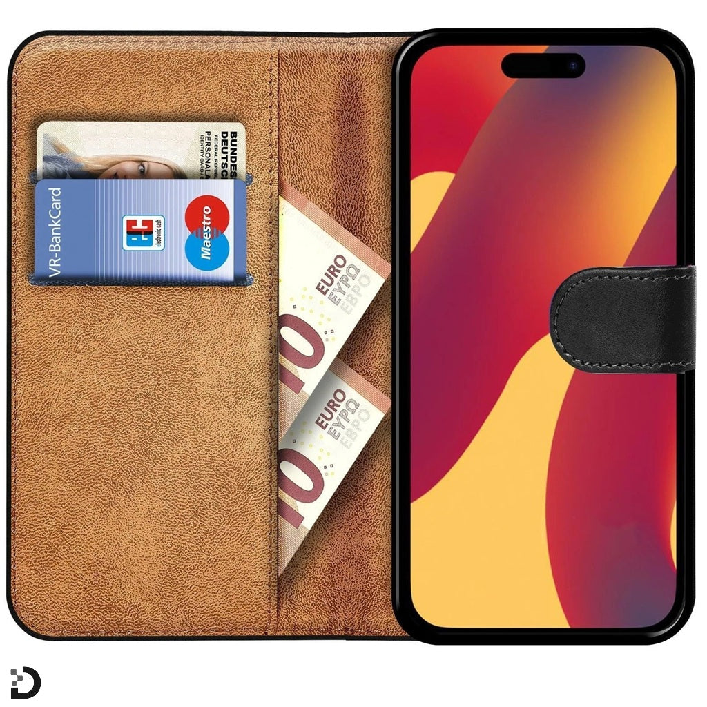 iPhone 16 Flip Fodral – Skal med Kortfack
