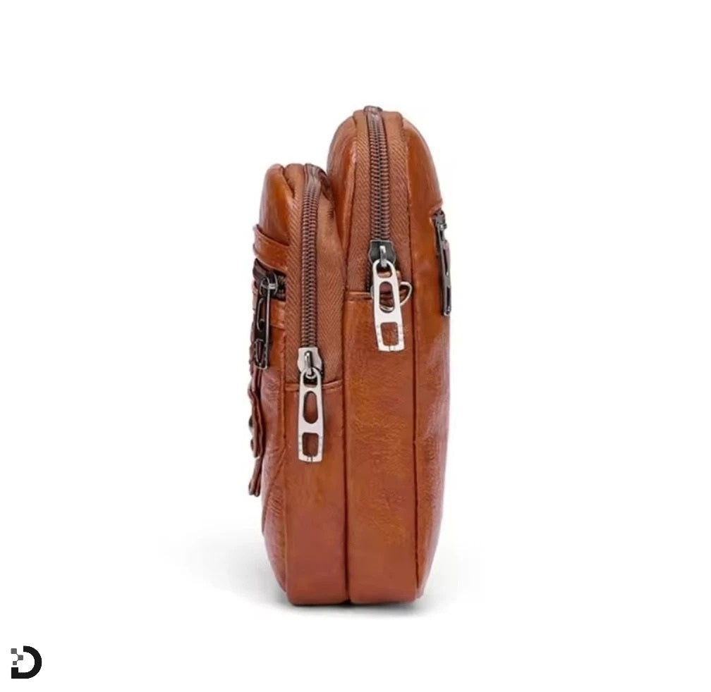Dam Mobilväska – Crossbody Plånbok (Brun)